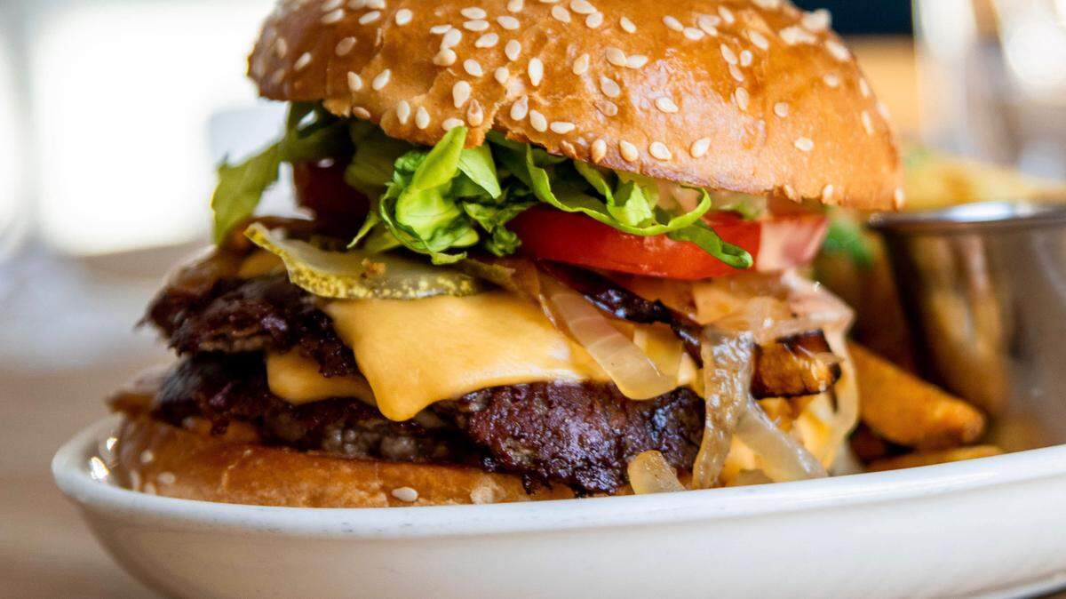 BOCADO’s double burger stack is a favorite at the original Atlanta location.