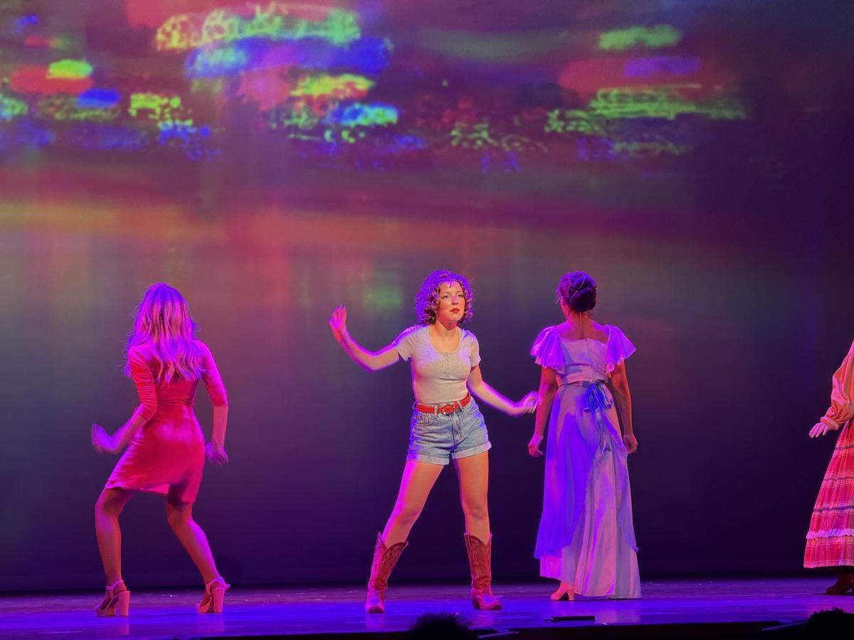 Blumey Awards winner Anna Jernigan performing Sunday, May 17, 2026, at Belk Theater in Charlotte in the Best Actress melody as Ariel Moore in “Footloose.”
