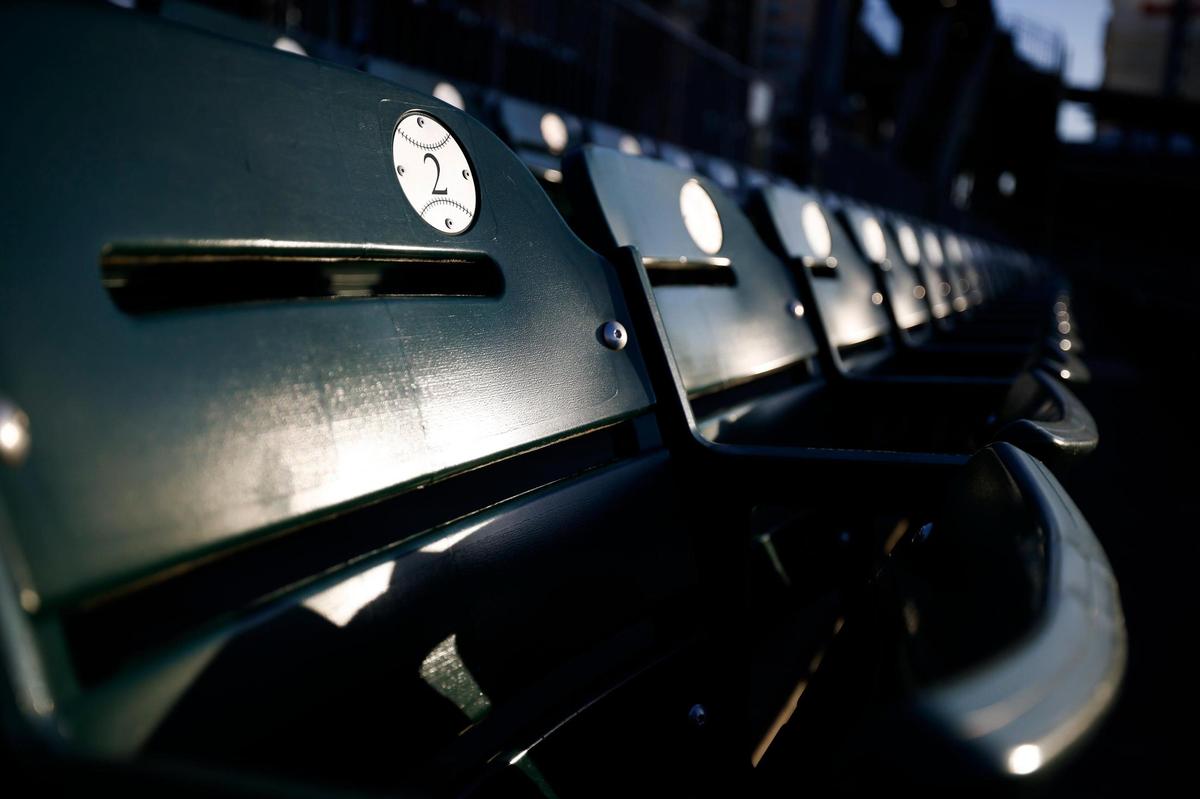 Truist Field seats 10,200, with seats along the third base side offering sweeping views of the Charlotte skyline.