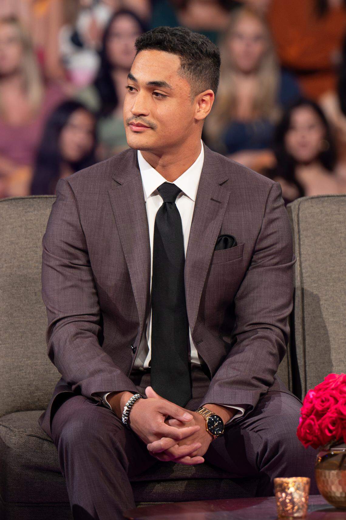 Marcus Shoberg during “The Bachelorette” finale on ABC.