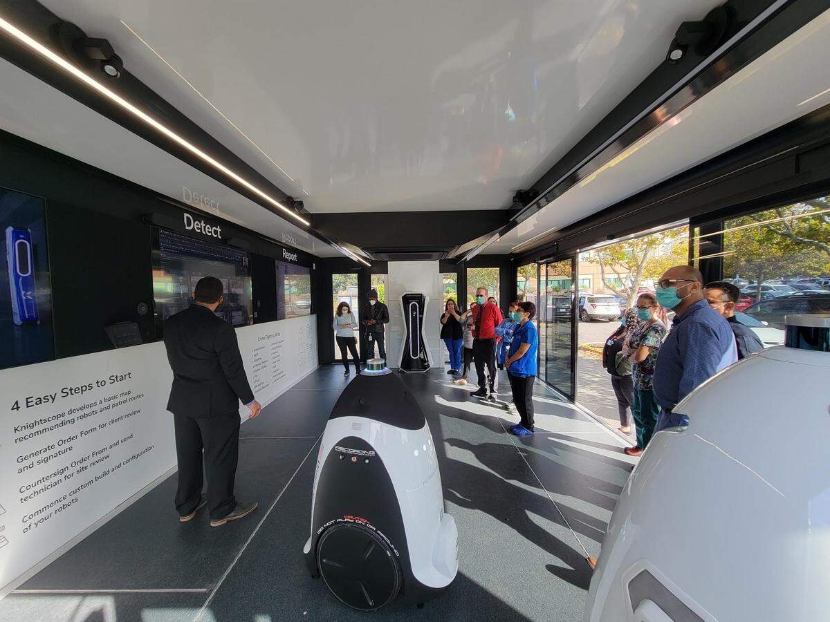 Knightscope, a security and robotics company, has an array of different autonomous security robots.