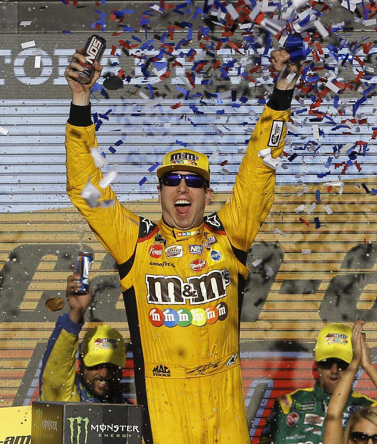 Kyle Busch’s win at Phoenix on Sunday, his 8th this season, earned him an automatic berth to the NASCAR Cup Series championship race this Sunday at Homestead-Miami Speedway.