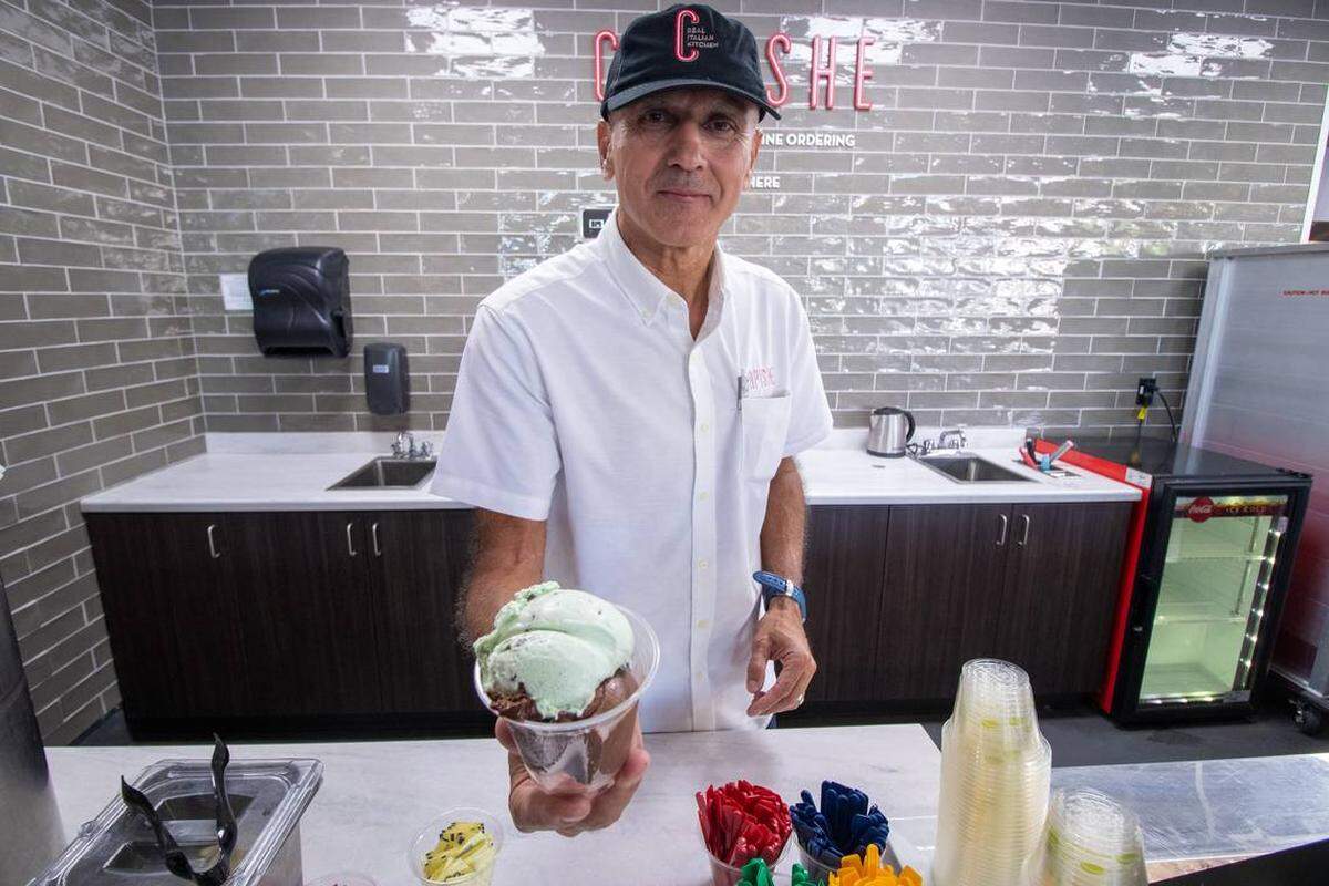 When it comes to gelato, one bite is just as satisfying as 10, according to Capishe co-owner Servet Guvenc.