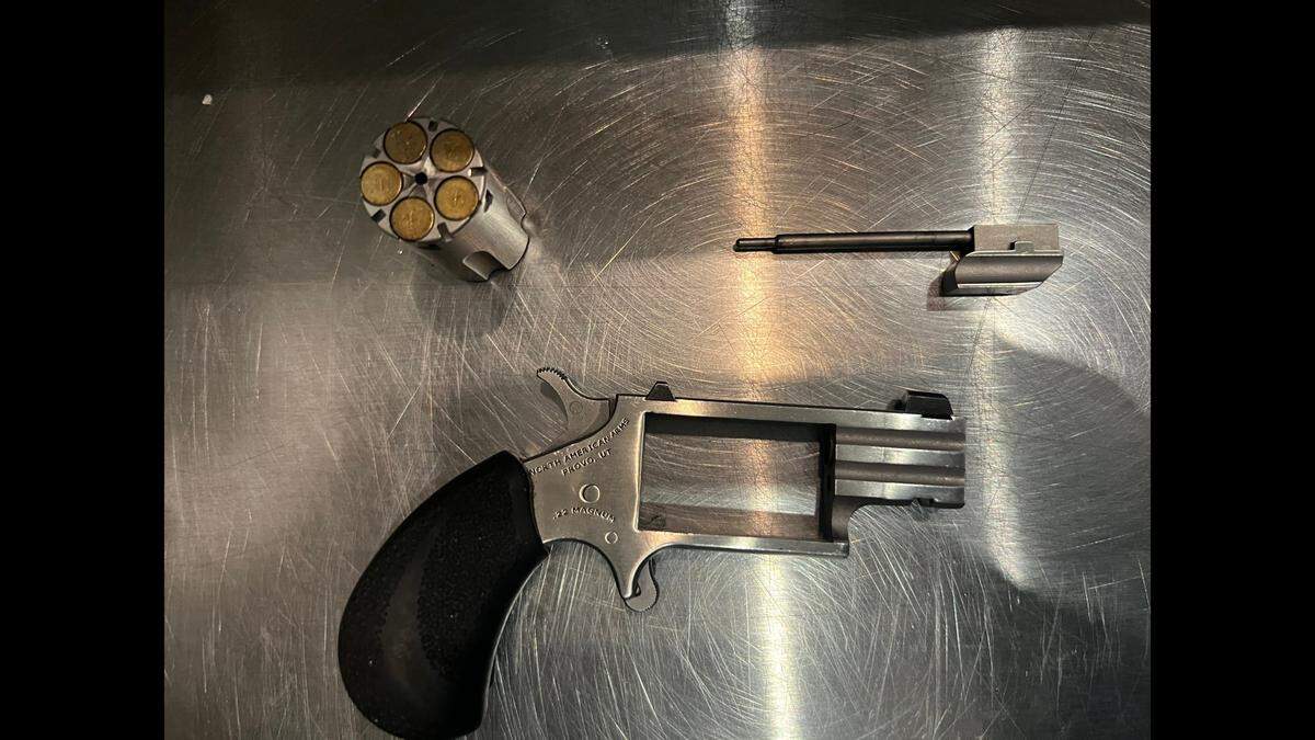 TSA agents seized this gun March 2 at a Charlotte Douglas International Airport security checkpoint. 