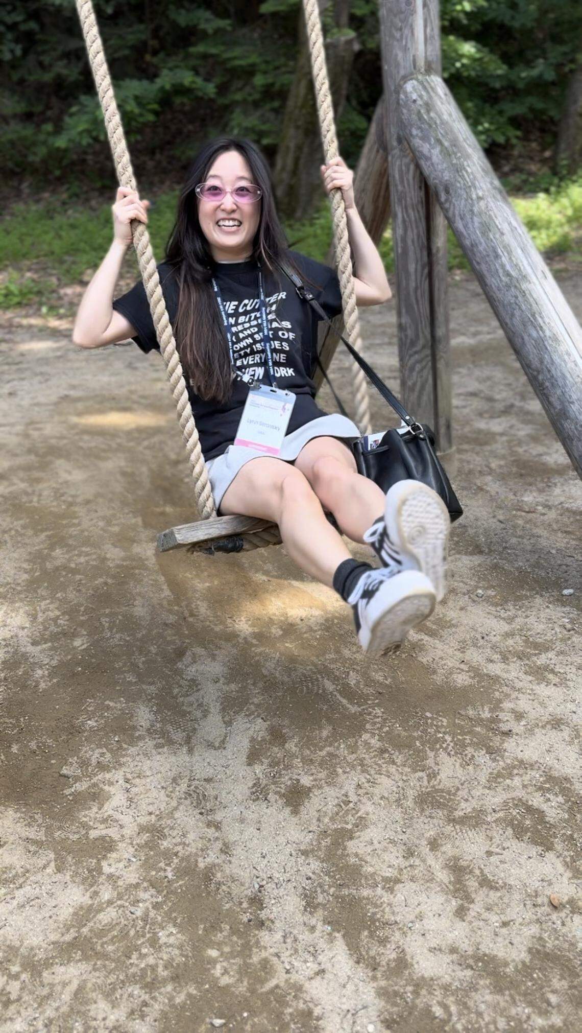 Jeong, a fellow Korean adoptee, photographed while she and Théoden Janes explored the Korean Folk Village during their return visits to their birth country.