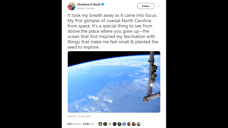 NC State grad tweets Outer Banks photo taken from NASA’s International Space Station
