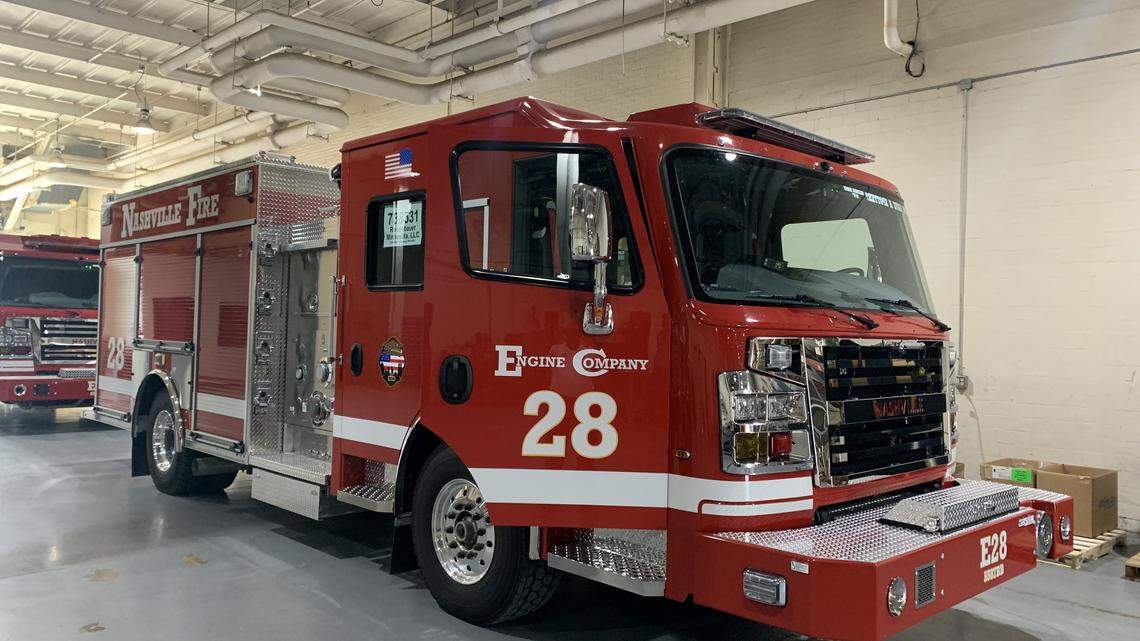 A baby was found alone in a burning hotel room, Nashville officials say.