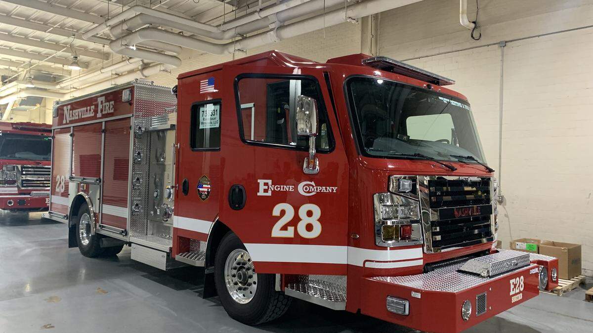 A baby was found alone in a burning hotel room, Nashville officials say.