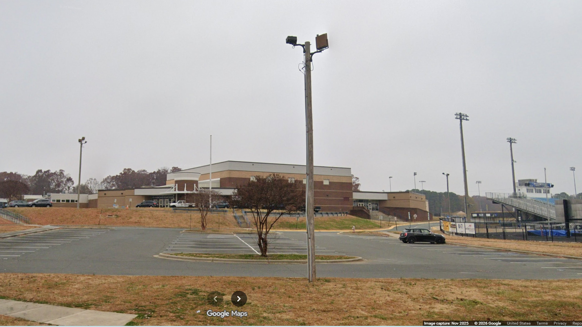 The arrest happened Monday, April, 27,  at Parkwood High in Monroe, when deputies received “a tip about a strong odor of marijuana inside the school building,” the Union County Sheriff’s Office said.