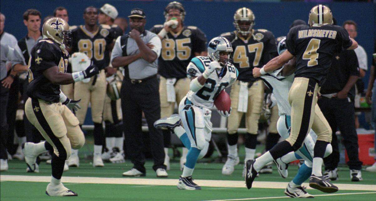 Winslow Oliver’s only touchdown in three years as a Carolina Panther came in 1996, when he returned a punt 84 yards against New Orleans. Oliver still ranks as the No. 1 punt returner in Panthers history.