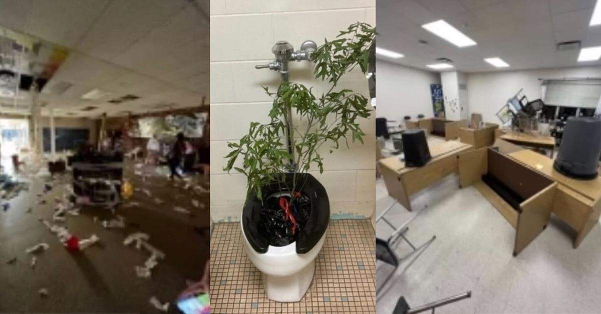 The principal at a Cleveland County, North Carolina high school thought a few kids were going to “prank” the school by hanging streamers and balloons, but it soon grew out of hand, school board members say.