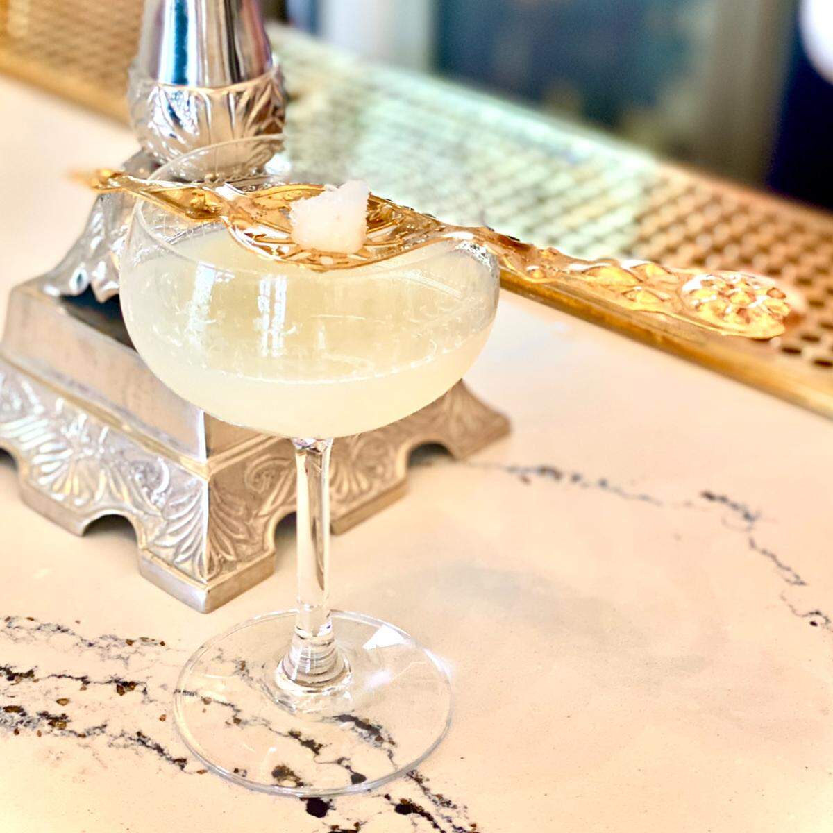 Order a cocktail to enjoy in the garden at the Bar at Supperland. 