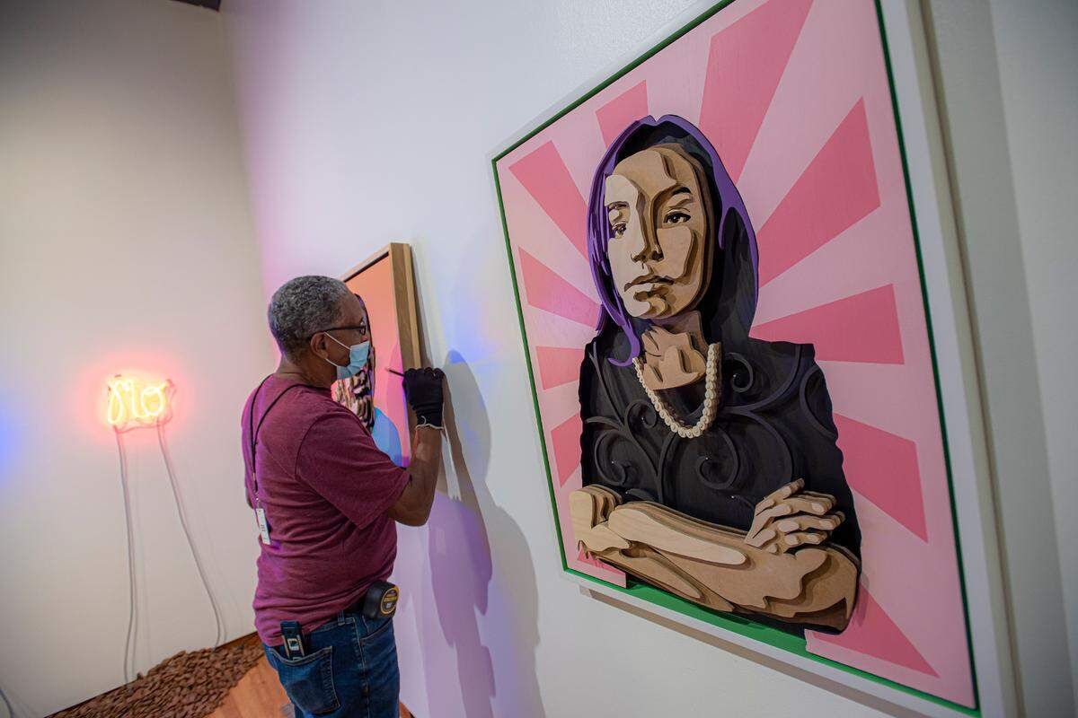 The work of more than 25 artists with Carolina ties is on display in the “Visual Vanguard” exhibition.