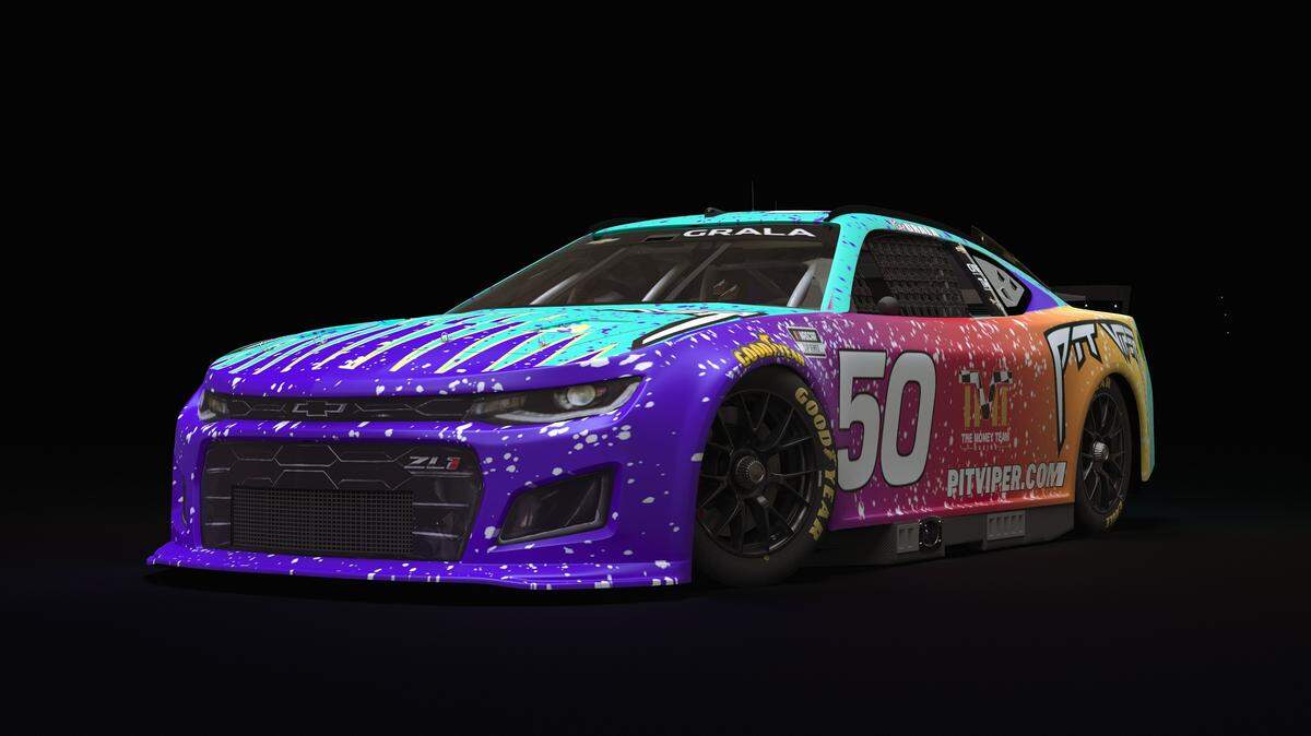 The Money Team’s No. 50 Chevrolet that will debut at the Daytona 500.
