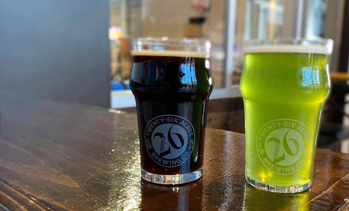 This St. Patrick’s Day, Twenty-Six Acres Brewing Co., in Concord will offer Kilt Lifter, its Irish stout and Four Leprechauns, a Kölsch-style ale turned green that’s usually called Four Left Turns.