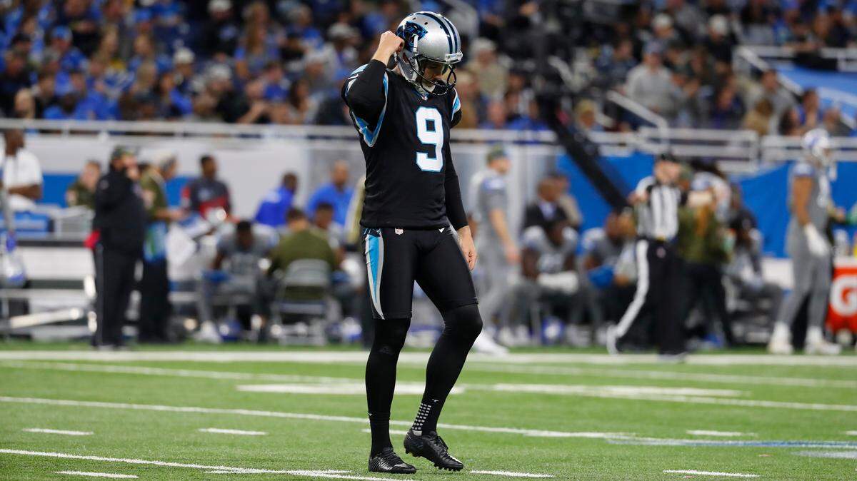 Carolina Panthers kicker Graham Gano was limited in Thursday’s practice with a listed “left knee” injury.