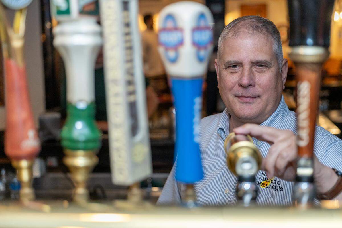Andy Hollis, owner of Sir Edmond Halley’s.