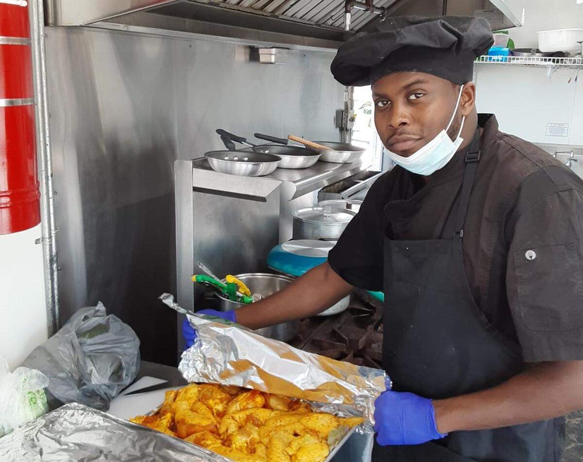 Willie Walters’ son, Brandon Walters, is also part of the food truck team.