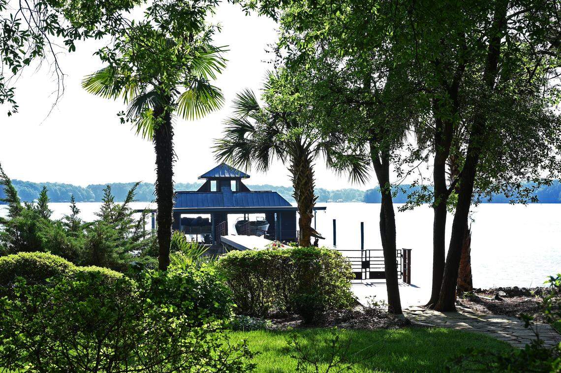 The property lies at the southern end of the lake in Huntersville, about four miles west of Interstate 77 Exit 25. Merancas is located off Sam Furr Road/N.C. 73 and Hagers Ferry Road.