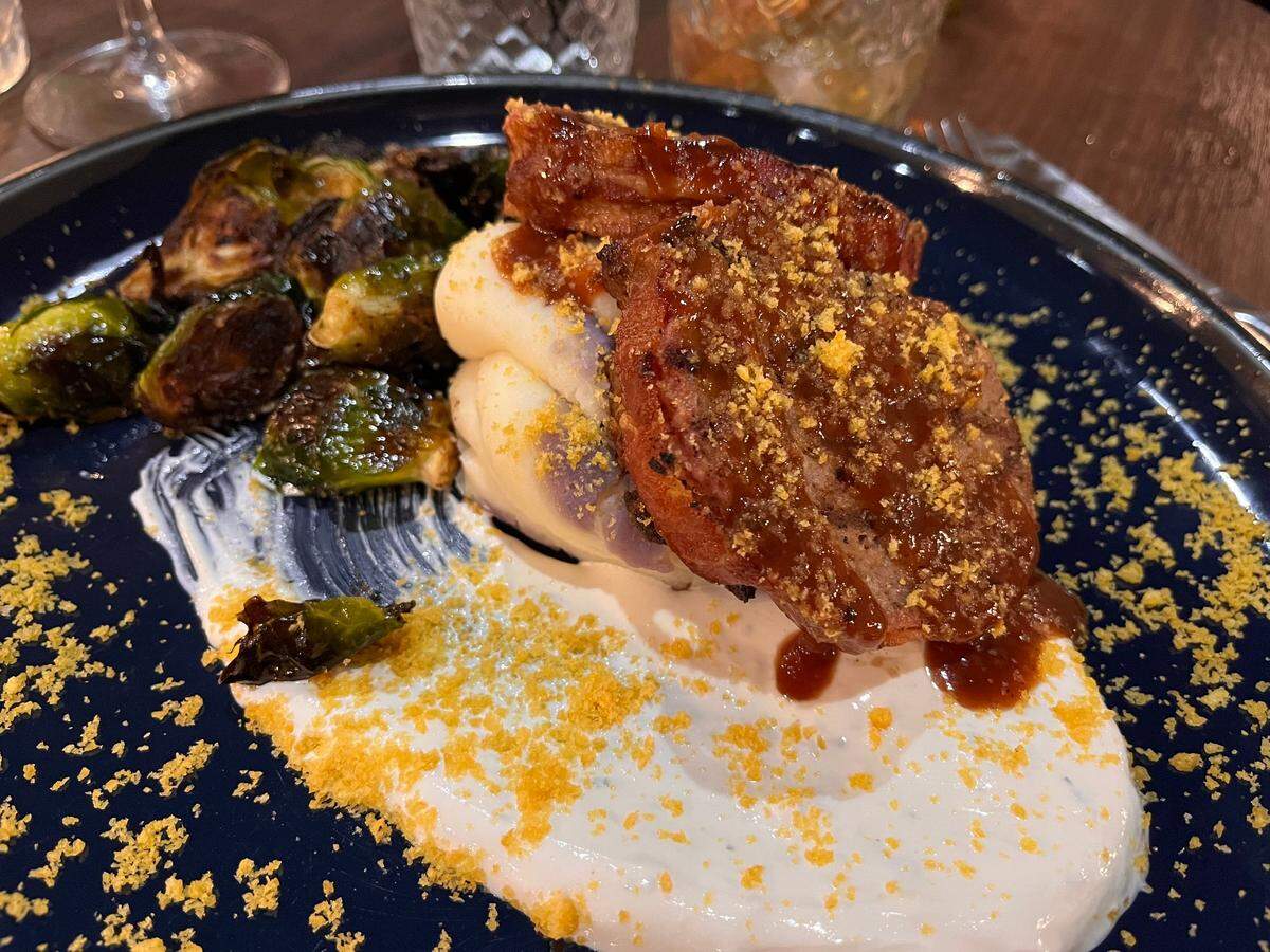 The Bacon Wrapped Meatloaf at Kounter.