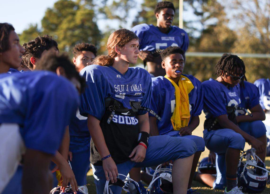 Jo Schmidt, her middle school’s starting QB and the first girl picked to play in the Youth Shrine Bowl of the Carolinas, has unique challenges ahead.