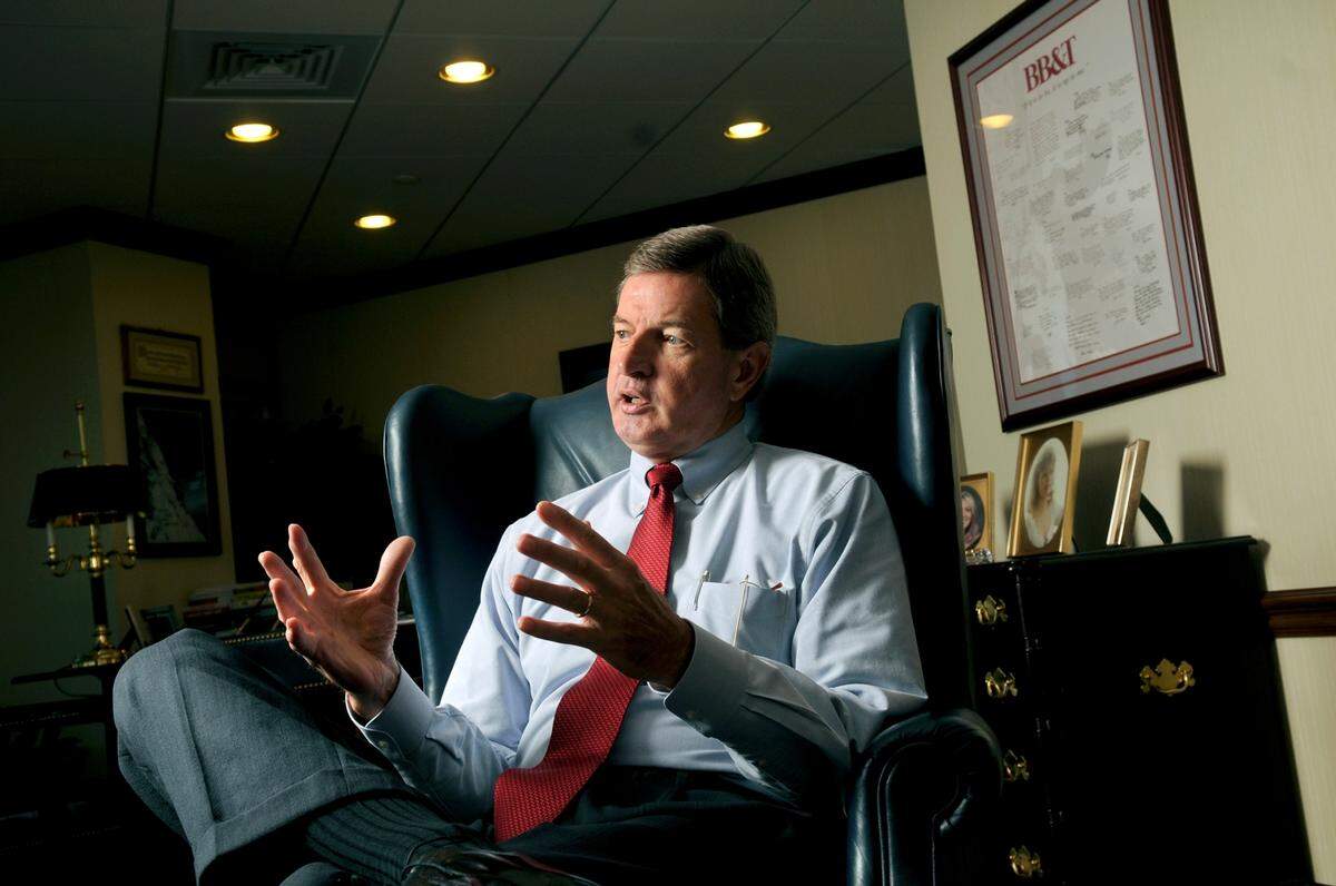Kelly King, the CEO of Truist, said in a Tuesday speech in Durham that his fellow executives should “go see what’s really going on in the world around you. You will find it is very, very difficult.” Observer file photo.
