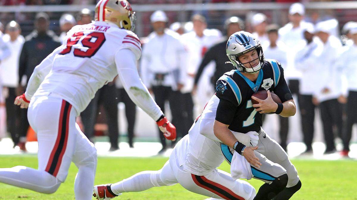 Grading the Carolina Panthers in their blowout loss at the San Francisco 49ers