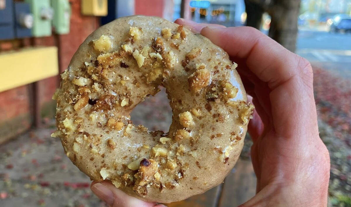 Reigning Doughnuts’ Coffee and Candied Walnuts doughnut is available through Oct. 25.