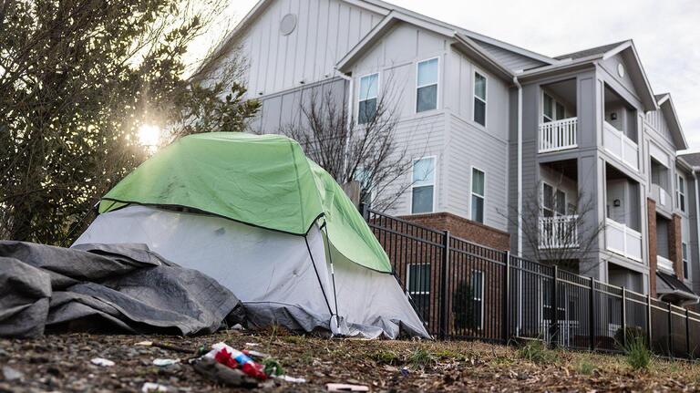 Residents living in homeless camp on Sugar Creek may be forced out 