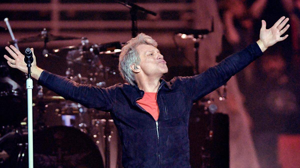 Bon Jovi performs at Raleigh’s PNC Arena in April 2018.