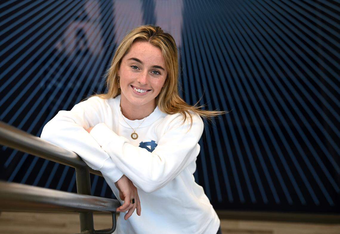 UNC Tar Heels’ field hockey coach Erin Matson was a field hockey standout at Chapel Hill being a three time national player of the year and a four time national champion. Matson graduated from UNC in December 2022 and then became the head coach in January 2023.