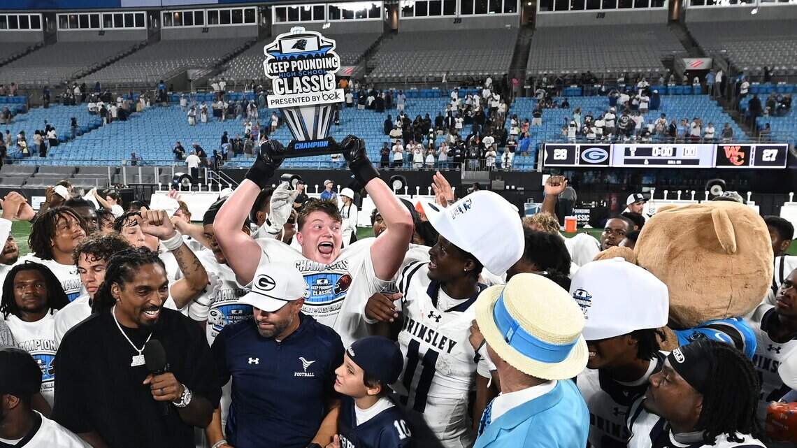 High school football in Bank of America Stadium makes for a magical night