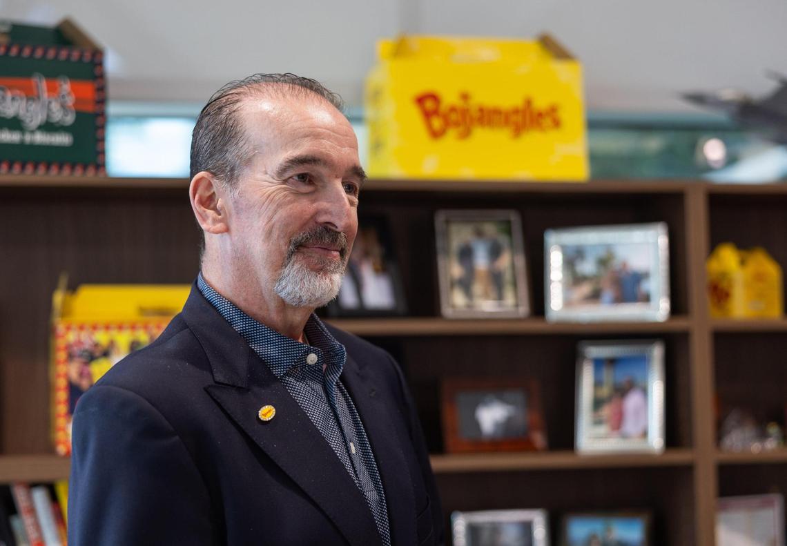 Bojangles CEO Jose Armario at his office at the company’s new headquarters in south Charlotte said expects to see the iconic chicken-and-biscuit chain to grow to 1,000 stores in 30 states over the next five years.