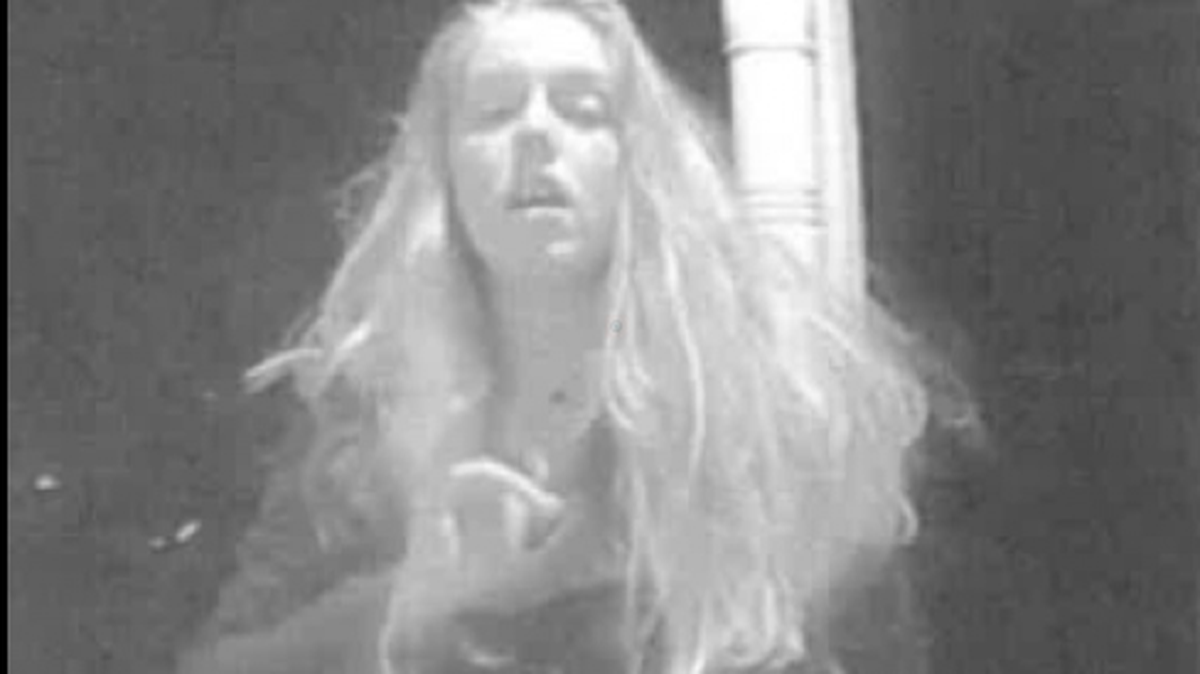 A “suspicious” woman has been captured on a security camera repeatedly visiting the same Pennsylvania home at night, where she left a red balloon.