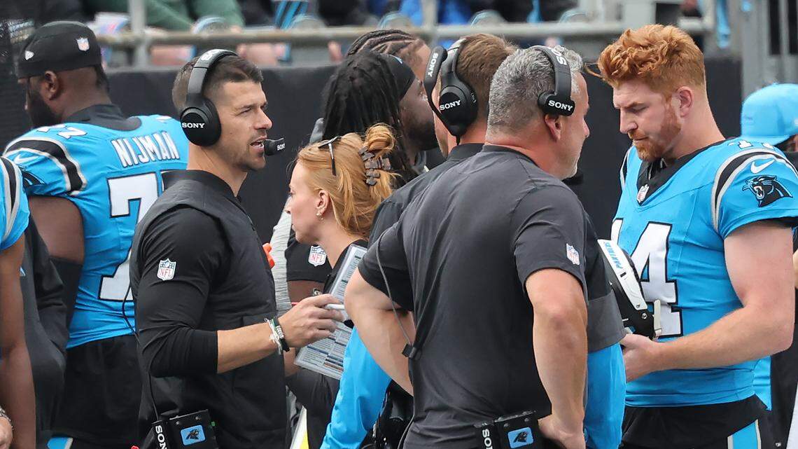 Why Carolina Panthers head coach Dave Canales isn’t pushing to draft quarterback