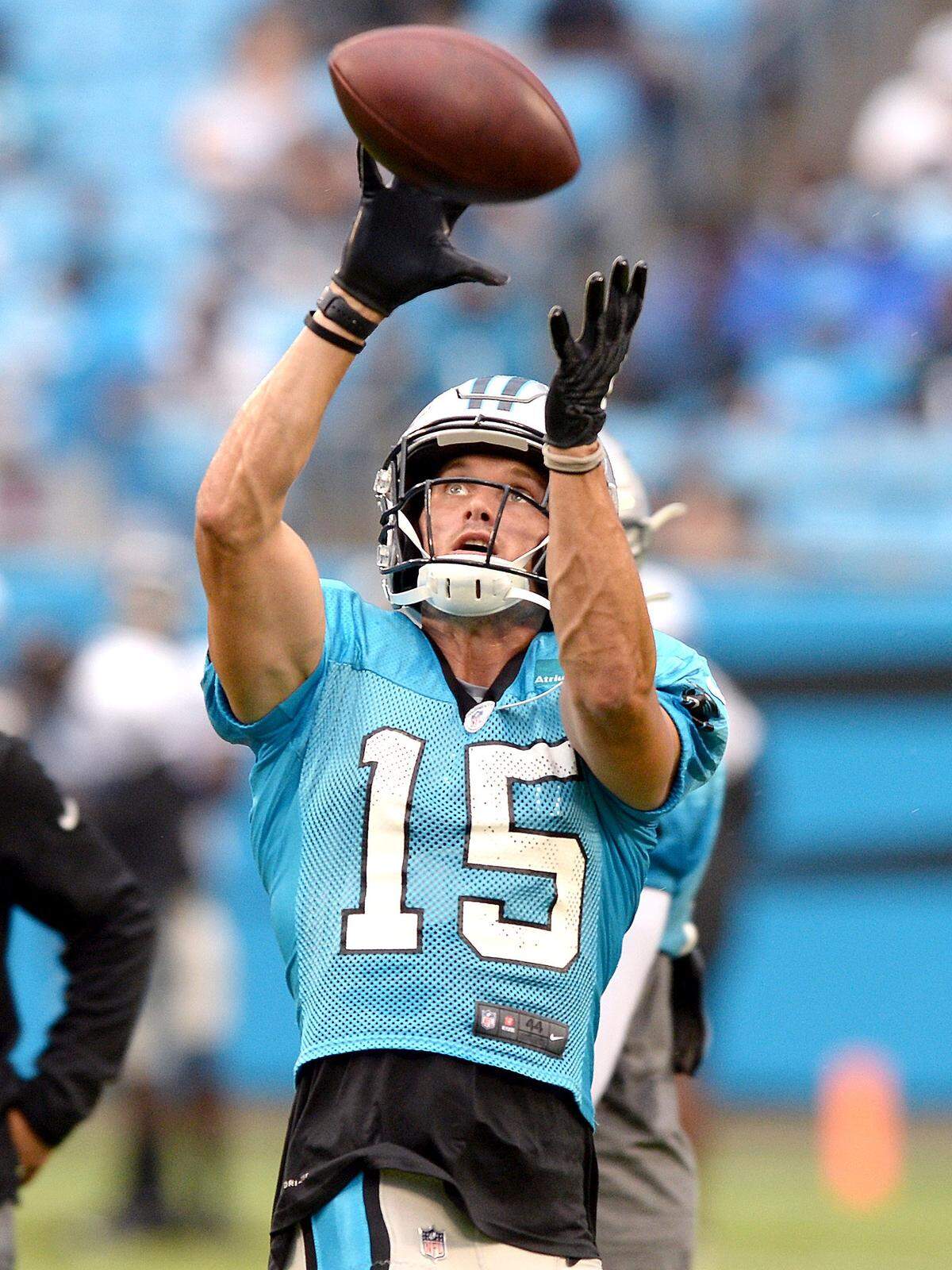 Carolina Panthers wide receiver Chris Hogan can be a valuable possession target for quarterback Cam Newton.