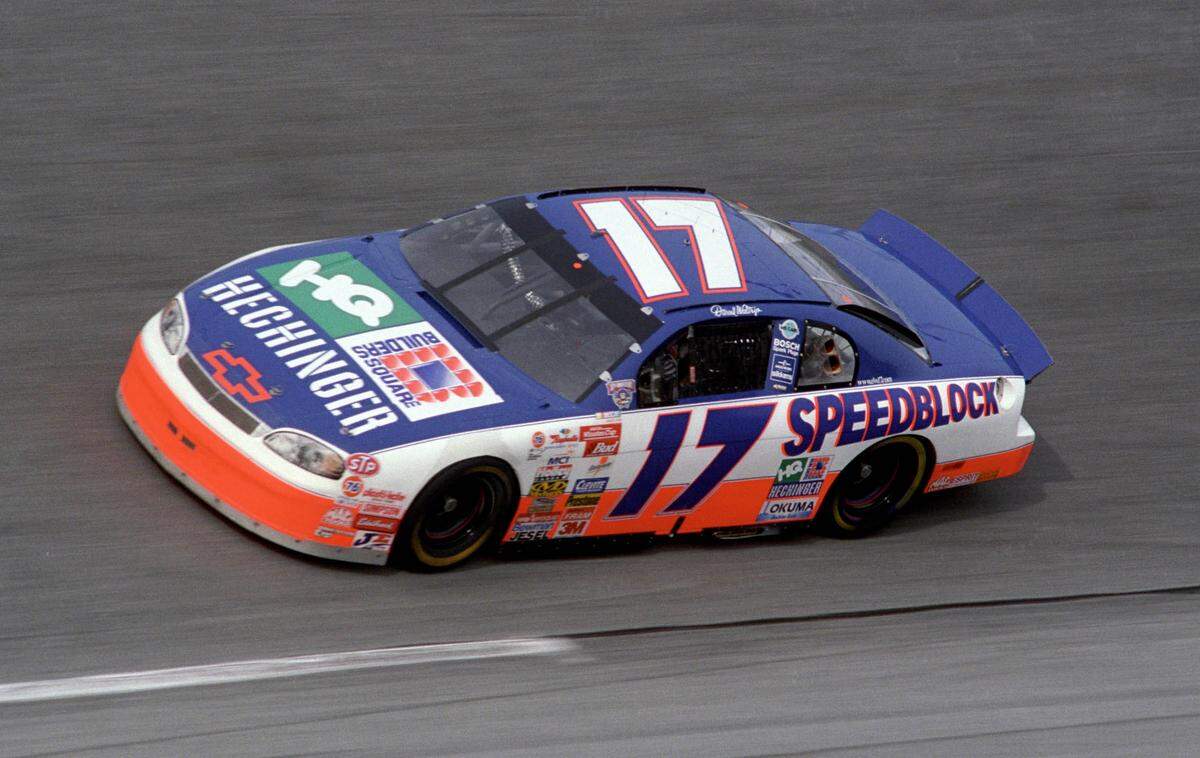 Feb. 14, 1998; Daytona Beach, FL, USA; NASCAR Winston Cup Series driver Darrell Waltrip during practice for the Daytona 500 at the Daytona International Speedway. Mandatory Credit: Mark J. Rebilas-USA TODAY Sports