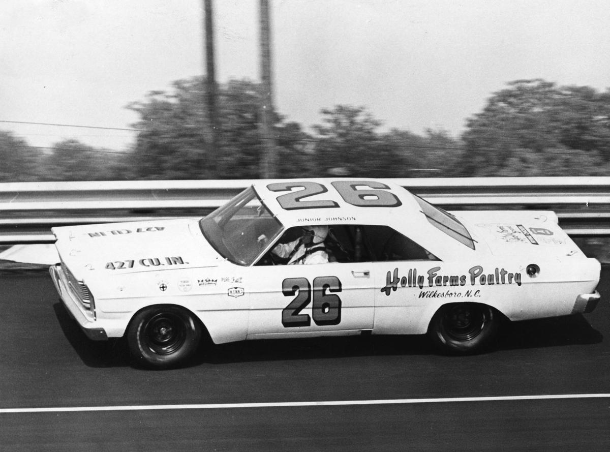 Junior Johnson in the Holly Farms car.