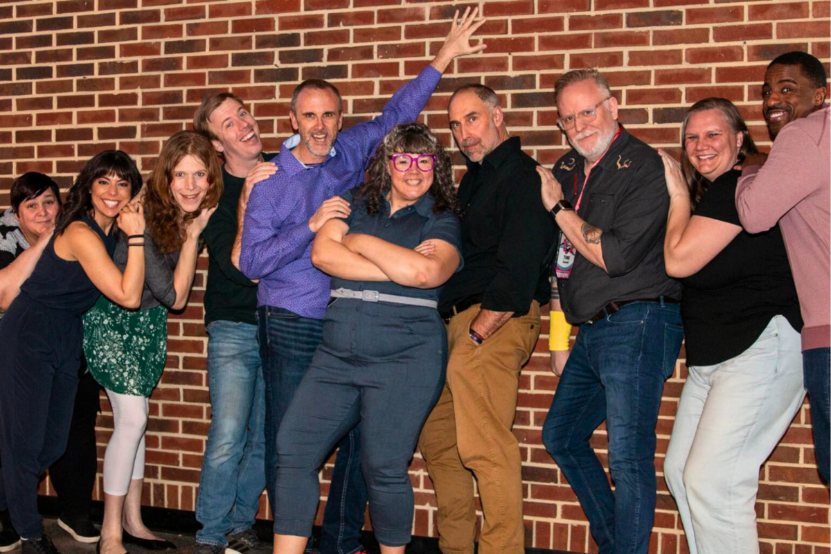 Queen City Comedy team Now are the Foxes performs at venues including Free Range Brewing.