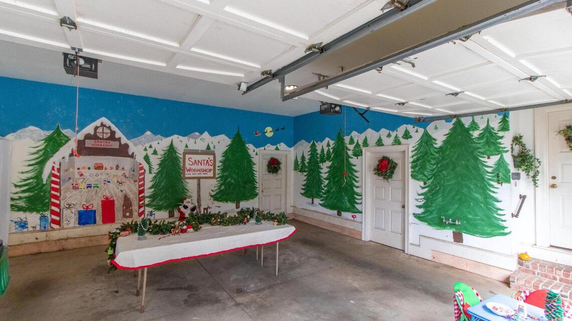 ‘We hope Santa Claus approves’ — Charlotte family turns garage into to-go Christmas.