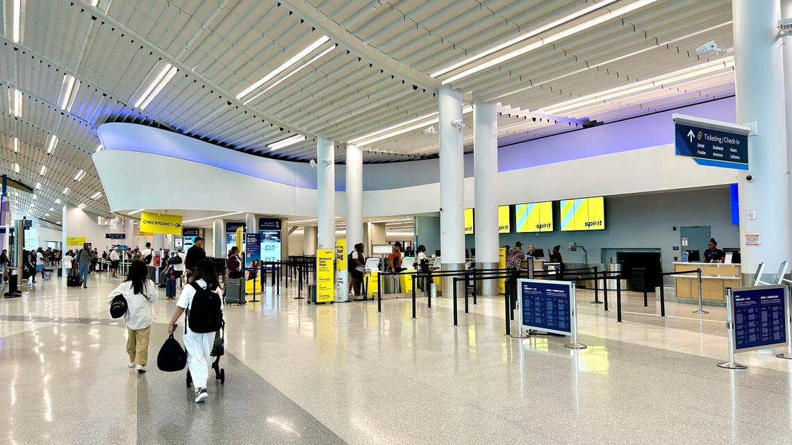 Debby hits NC, grounding more Charlotte airport flights and extending passenger misery