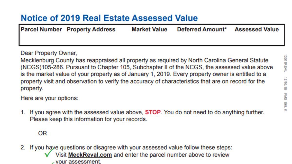 Mecklenburg County sends out new property values Friday. How to check your home