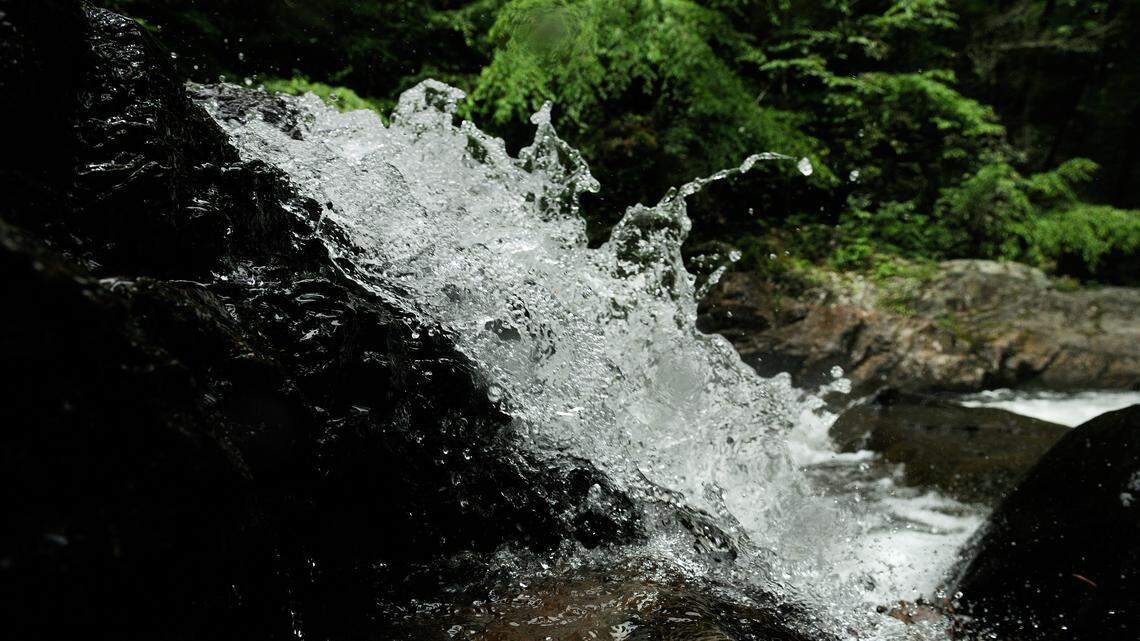 Waterfalls can be dangerous because of the falling water can trap swimmers to the river bottom or against rocks.