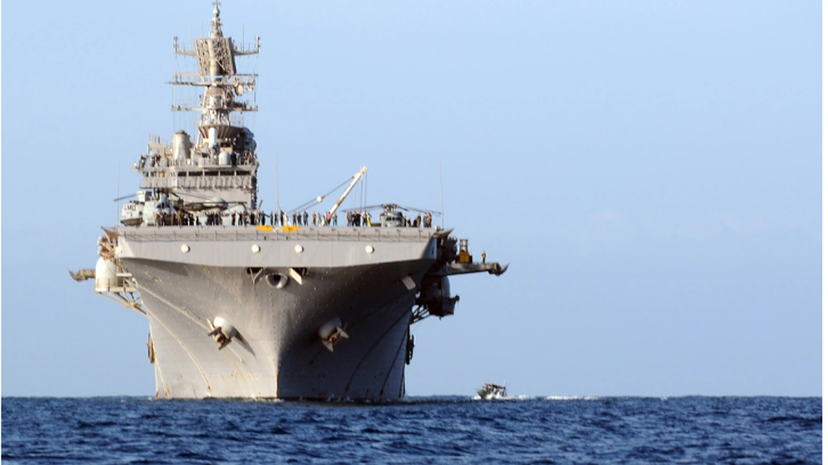 Lance Cpl. Chukwuemeka E. Oforah fell off the USS Iwo Jima on Feb. 7 and has been declared lost at sea, officials said.