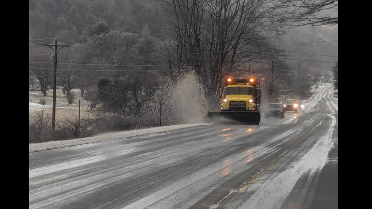 A body discovered along a highway in western North Carolina may be a “weather related” death, the Buncombe County Sheriff’s Office says. This is not the location where the body was found.