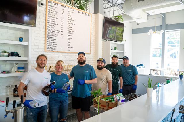 The Edge City Brewery staff