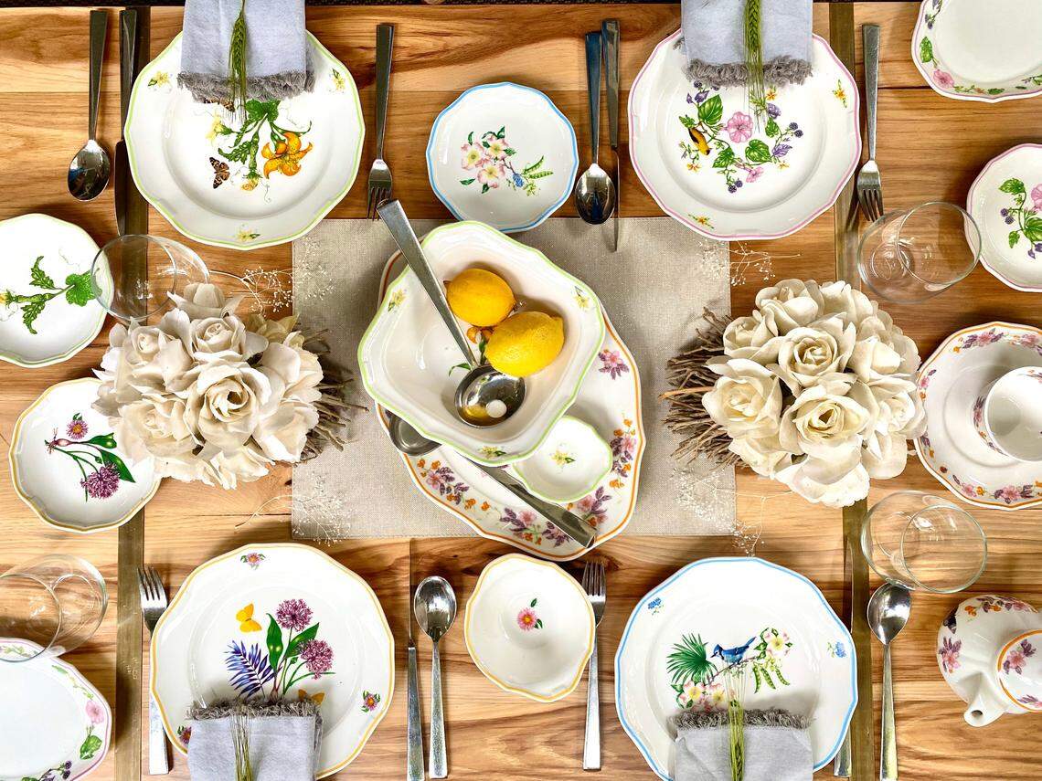 Plates that were customed designed for Supperland will be available for sale. They were designed by London artist Lou Rota and are being manufactured by Villeroy & Boch Food Service USA.