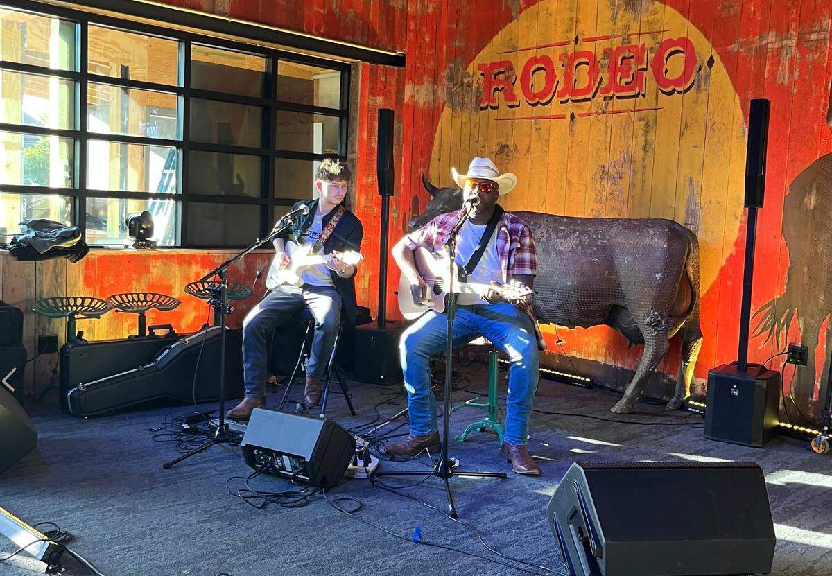 The stage at Nickyo’s Rodeo.