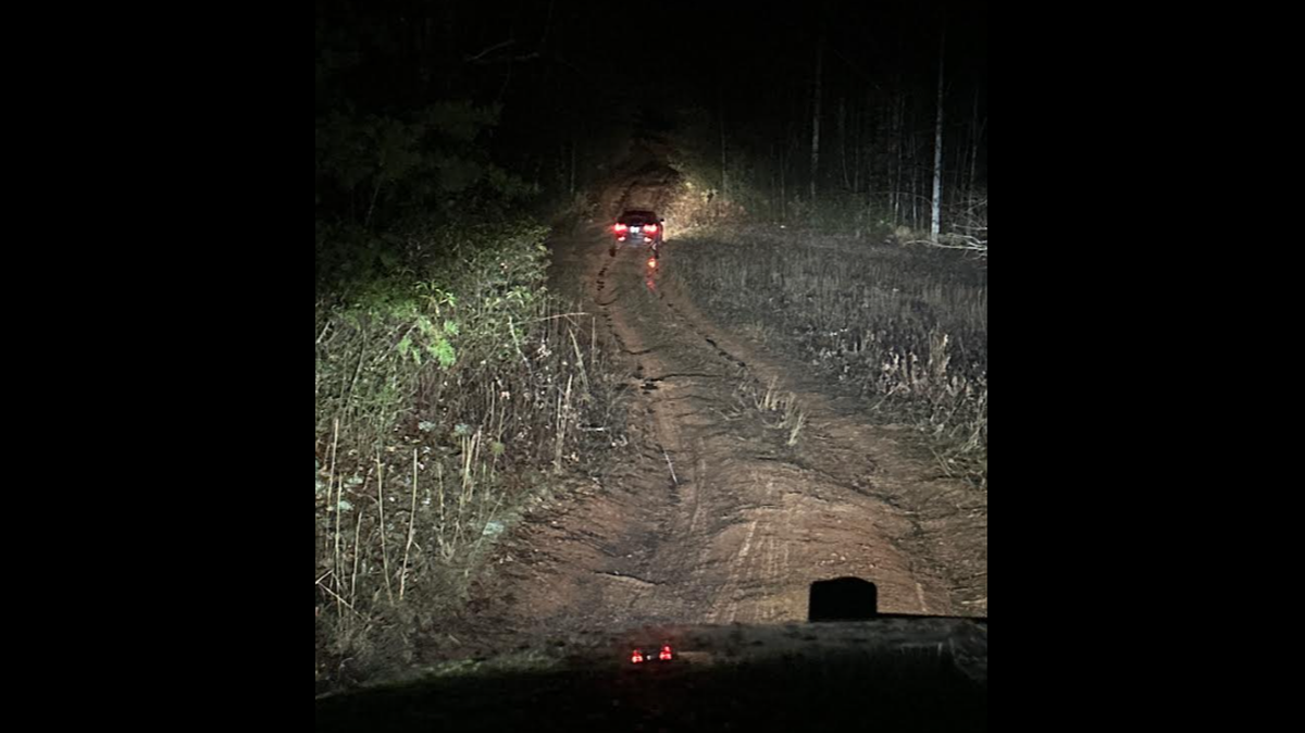 Burke County EMS reports the Jeep was spotted around 5:30 p.m. Monday, Dec. 8, stuck on an off-road vehicle trail at Brown Mountain.