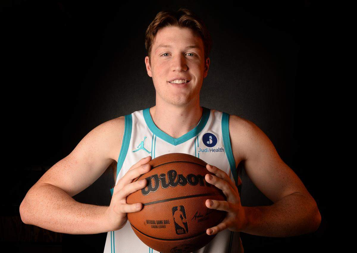 Charlotte Hornets rookie Kon Knueppel is the oldest of five basketball-playing brothers from Wisconsin.